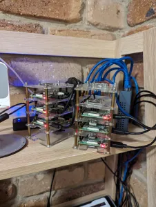 "Phyiscal cluster picture"